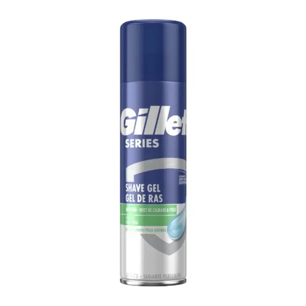 Gel de Ras Gillette Series Sensitive, 200 ml
