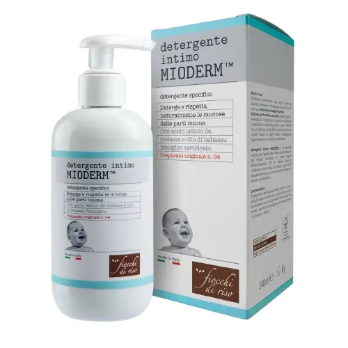 Gel delicat de curatare Mioderm, 240ml, Fiocchi di Riso