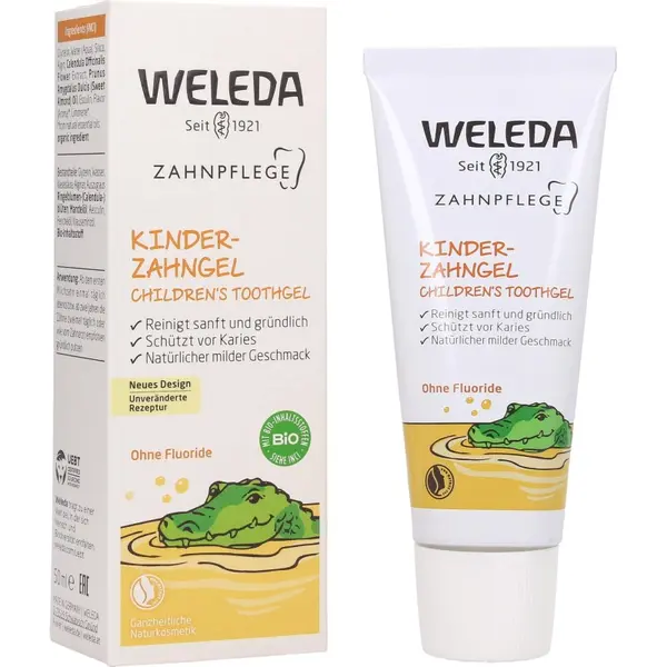 Gel Dentar, Weleda, Kinder Zahngel, Protectia Dintilor de Lapte impotriva Cariilor, 50ml