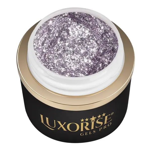 Gel Design 3D LUXORISE - Royal Glitz, Crystal Plum 5ml