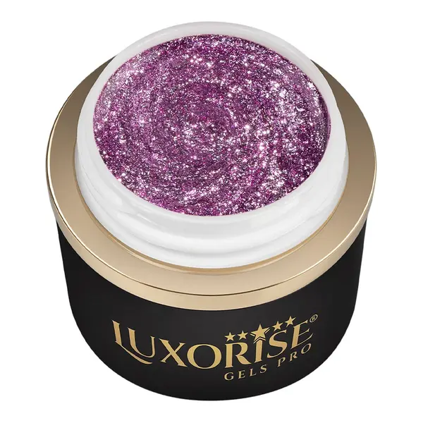 Gel Design 3D LUXORISE - Royal Glitz, Mystic Purple 5ml