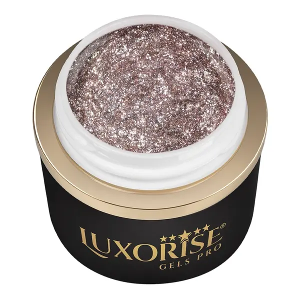 Gel Design 3D LUXORISE - Royal Glitz, Rustic Rose 5ml