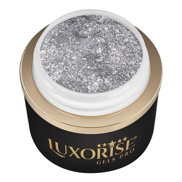 Gel Design 3D LUXORISE - Royal Glitz, Silver Cloud 5ml