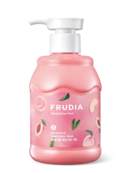 Gel dus hranitor corp cu Piersici My Orchard, 350ml, Frudia