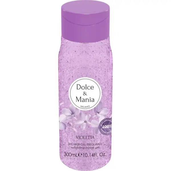 Gel Dus Scrub Dolce & Mania, Violete, 300 ml