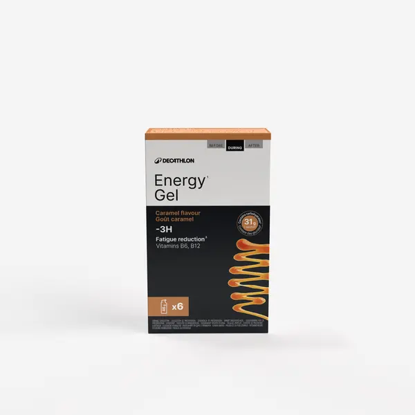 Gel energizant Energy Gel caramel sărat x6