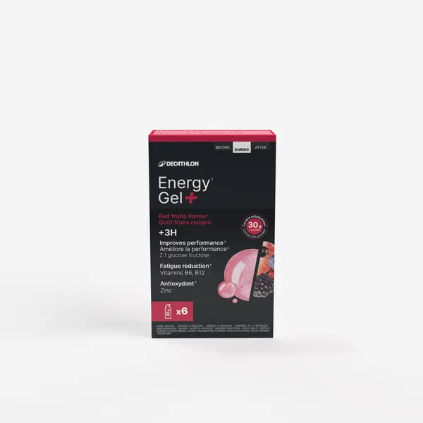 Gel energizant Energy Gel Fructe de pădure x6