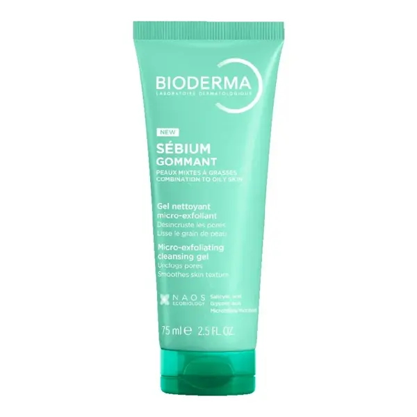 Gel exfoliant Sebium, 75 ml, Bioderma