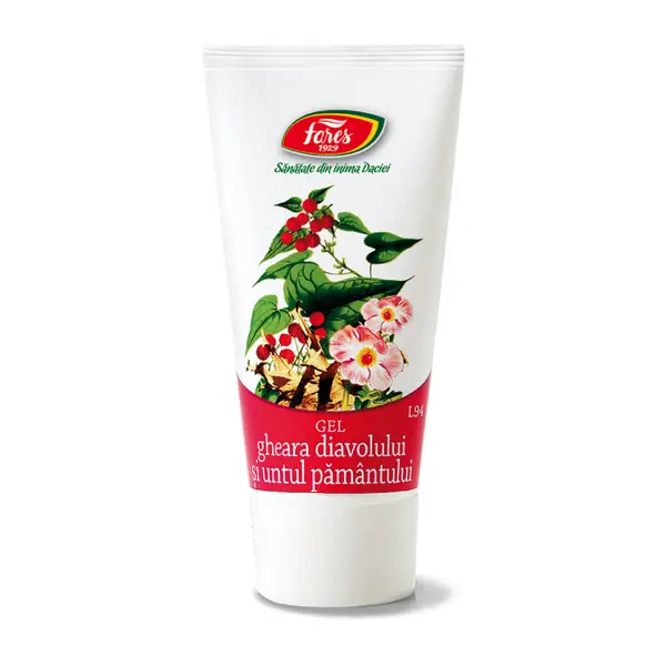 Gel Ghiara Diavolului si Untul Pamantului, 50 ml, Fares