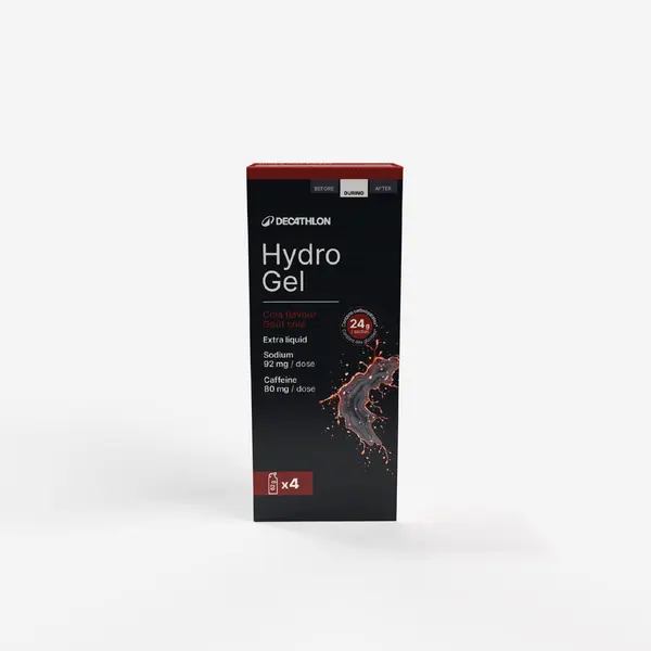 Gel Hydrogel energizant cu cafeină, cola, 4x53ml