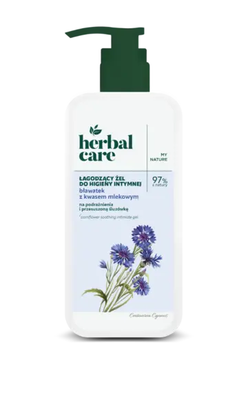 Gel intim cu extract de albastrele si acid lactic Herbal Care, 330ml, Farmona