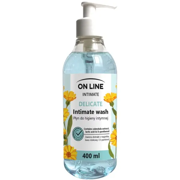 Gel Intim cu Galbenele On Line Intimate Delicate, 400 ml
