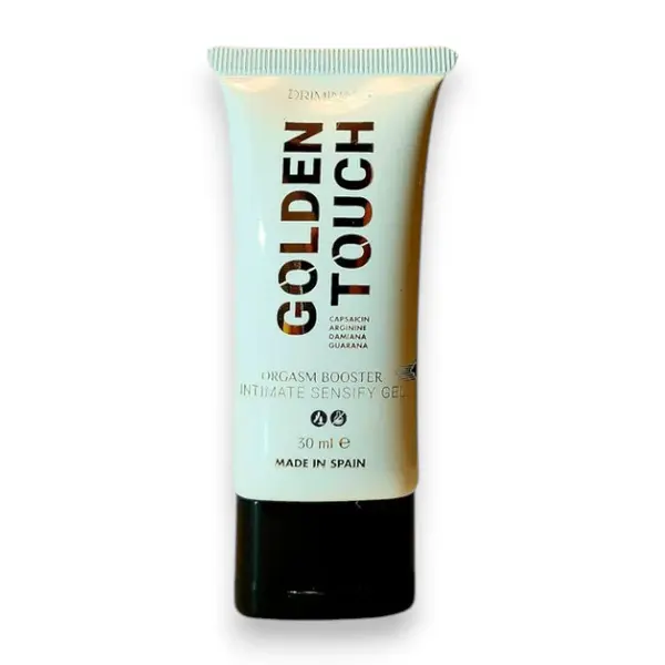Gel intim DRIMINALS Golden Touch Orgasm Booster, pentru stimulare clitoris și creștere libido, 30 ml