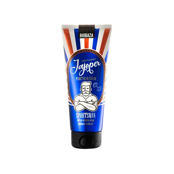 Gel intim pentru barbati cu Aloe Vera si Extract de portocala dulce & Salvie Jajoper Sportsman, 100ml, Biobaza