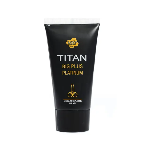 Gel intim pentru bărbați Cupid – Titan Big Plus, pentru mărirea penisului, 60 ml