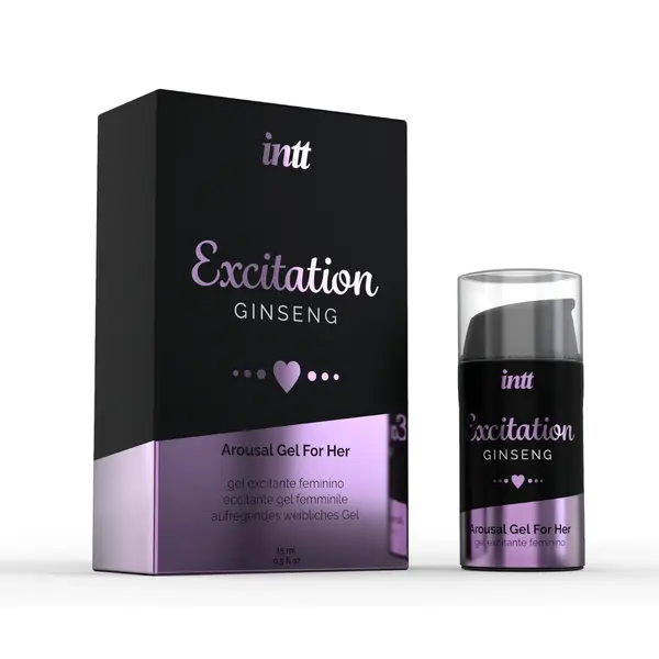 Gel INTT – Excitation Ginseng Arousal Gel, pentru creșterea dorinței sexuale si excitare intensă, 15 ml