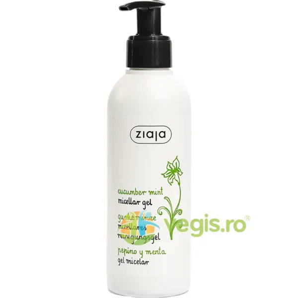 Gel Micelar cu Extract de Castravete Cucumber Mint 200ml