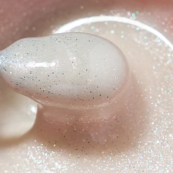 Gel Milky White - Shimmer Obsession Gel Everin 15gr cu Sclipici 09