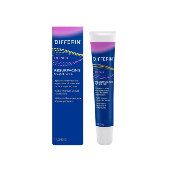 Gel pentru Fata, Differin, Repair Scar Gel, pentru Tratarea Semnelor Post-Acneice, impotriva Cicatricilor, fara Parabeni, 30ml