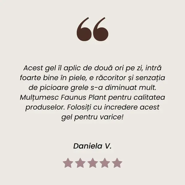 Gel pentru insuficienta venoasa Variplant, 250ml, Faunus Plant