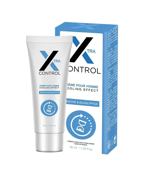 Gel pentru întârzierea ejaculării RUF – X-tra Control, efect răcoritor și de control, 40 ml
