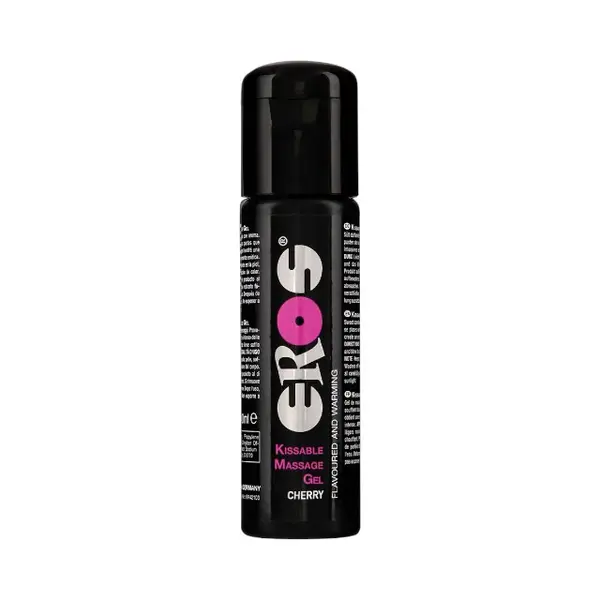Gel pentru masaj Kissable Eros, cu efect de încălzire, aromă cireșe, 100 ml