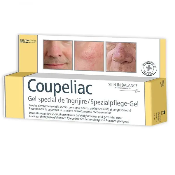 Gel pentru piele sensibila si congestionata, 20 ml, Coupeliac