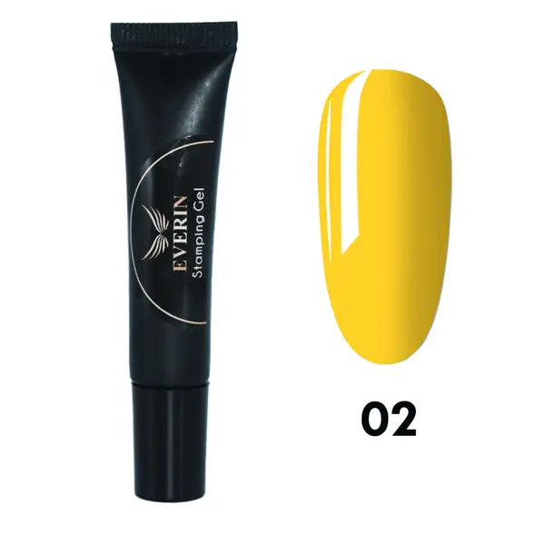 Gel pentru stampila la tub Everin- 02 Galben - SGE-01