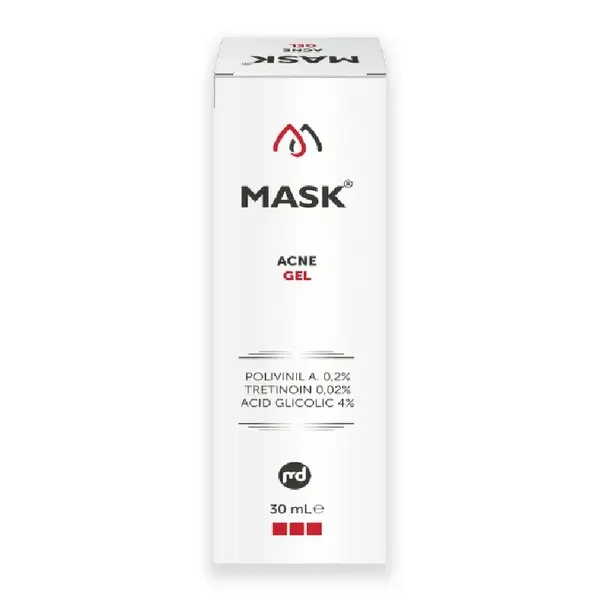 Gel pentru tratamentul comedoanelor inchise si deschise Mask, 30 ml, Meditrina