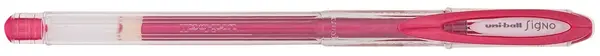 Gel roller Uniball Signo Noble Metal – Rosu, 0.8 mm