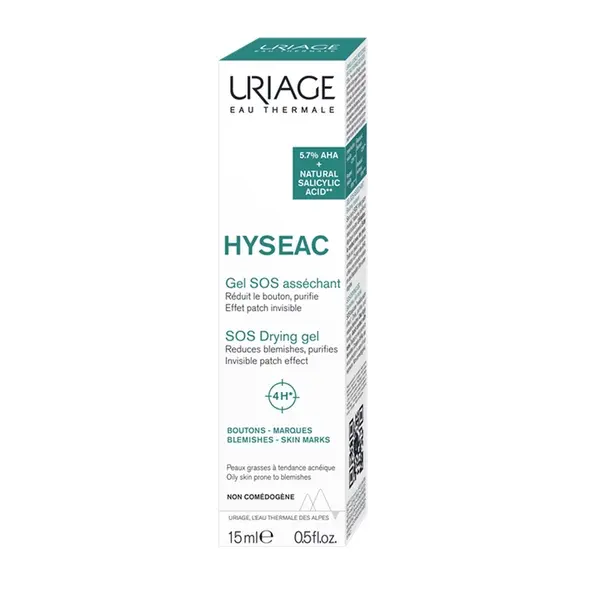 Gel SOS anti-imperfectiuni acneice Hyseac 15 ml, Uriage