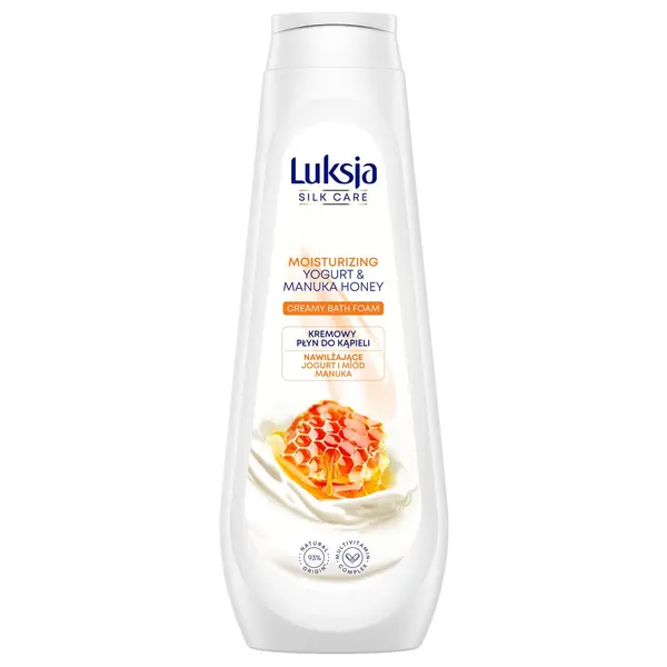 Gel spuma de baie SILK & CARE Moisturizing, Luksja | 900 ml