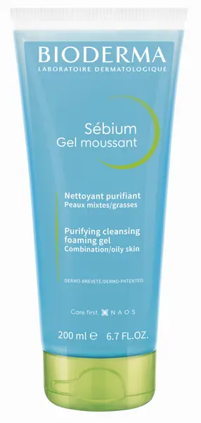 Gel spumant purifiant Sebium, 200 ml, Bioderma