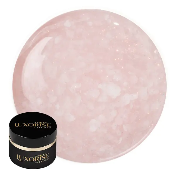 Gel UV Constructie Unghii RevoFlex Blooming Grace LUXORISE 15ml, Petal Veil