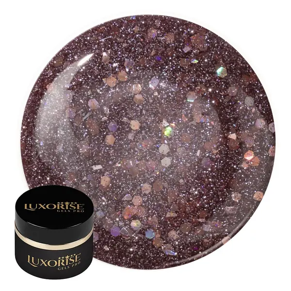 Gel UV Constructie Unghii RevoFlex LUXORISE 15ml, Glowing Elite
