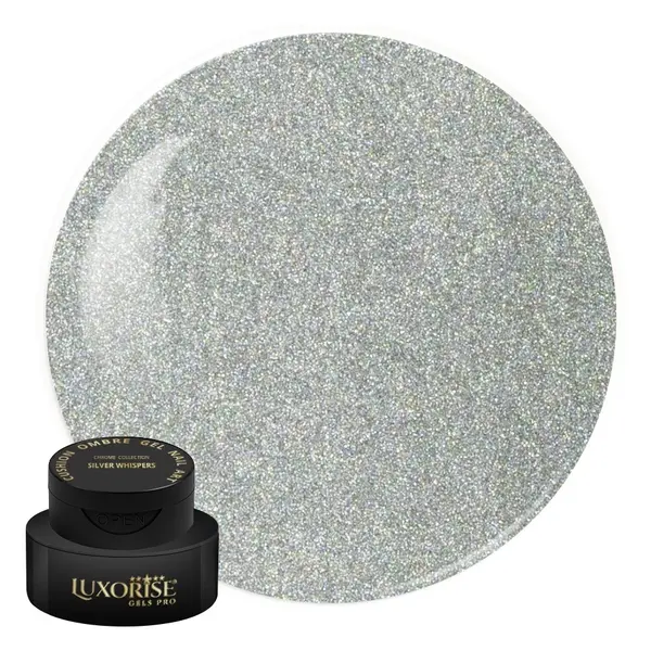 Gel UV Nail Art Babyboomer LUXORISE Cushion Ombre Chrome - Frozen Chrome, 2ml