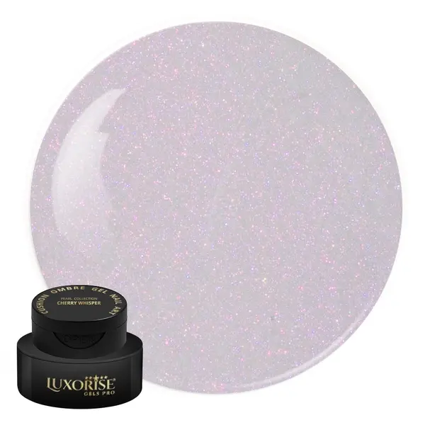 Gel UV Nail Art Babyboomer LUXORISE Cushion Ombre Pearl - Cherry Whisper, 2ml