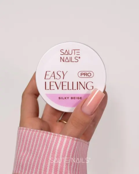 Gel UV Saute Nails Easy Leveling Silky Beige 30gr