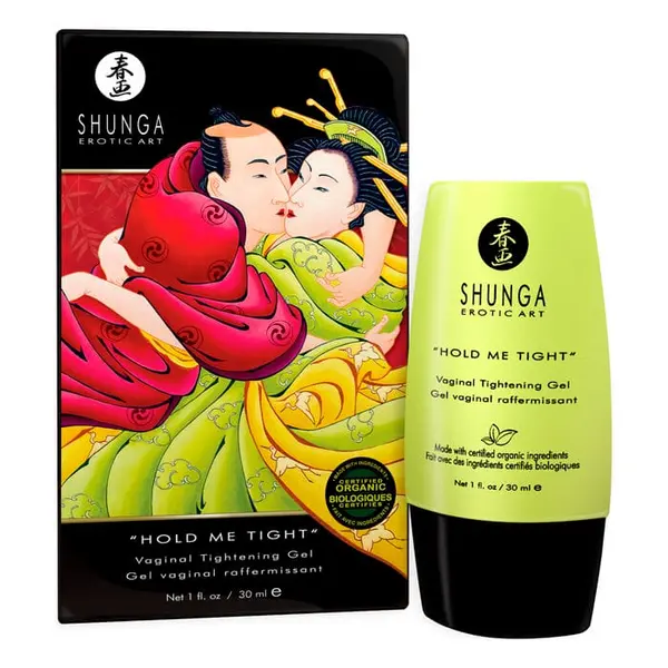 Gel vaginal Shunga – Hold Me Tight, pentru strâmtarea și tonifierea zonei intime, 30 ml