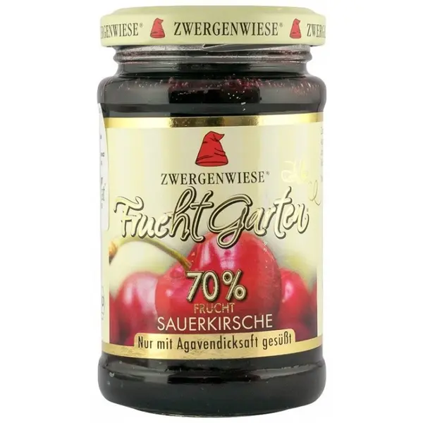 Gem BIO de Visine, Indulcit cu Sirop de Agave, 225 g, Zwergenwiese