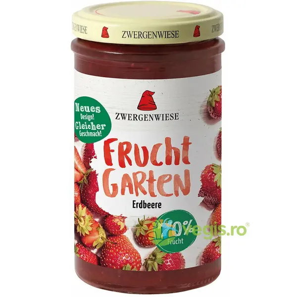 Gem de Capsuni Fara Zahar Ecologic/Bio 225g