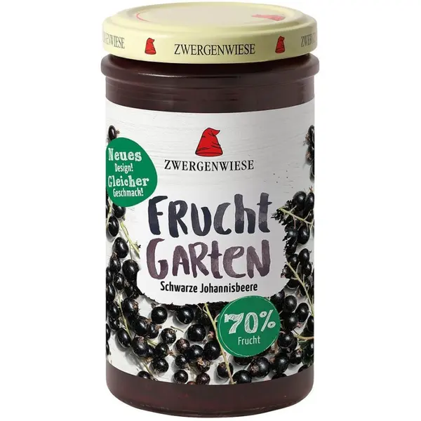 Gem de coacaze negre indulcit cu nectar de agave fara gluten, eco - 225 g