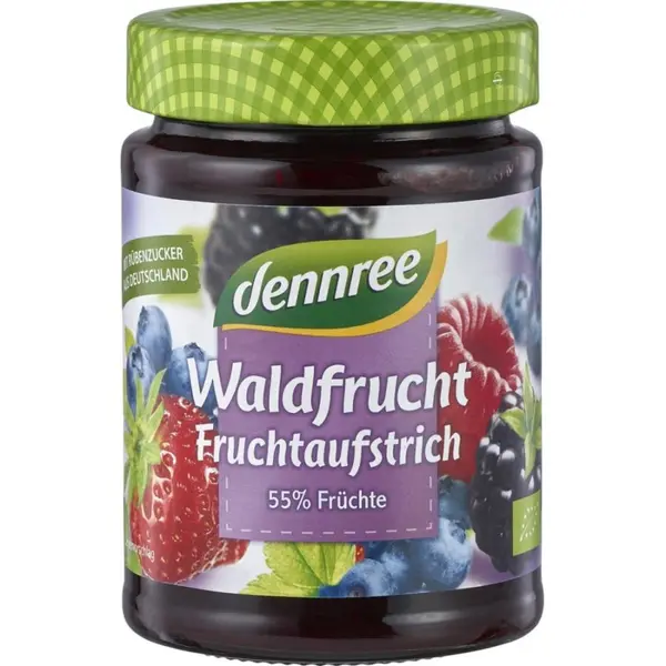 Gem de fructe de padure, eco - 340 g