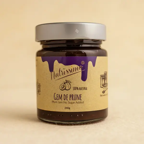 Gem de prune fara zahar 240g