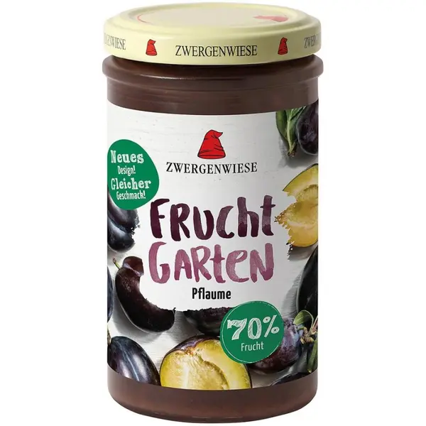 Gem de prune indulcit cu nectar de agave fara gluten, eco - 225 g