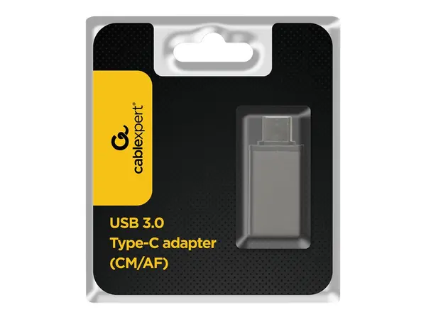 Gembird A USB3 CMAF 01 - Adaptor USB C (M) la USB A 3.0 (F), Negru