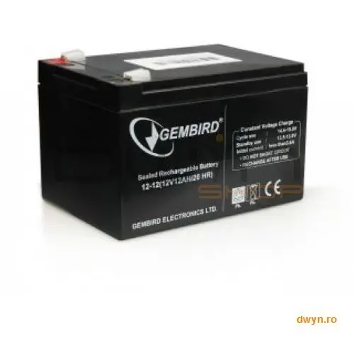 GEMBIRD ACUMULATOR pentru UPS 12V 12A 'BAT-12V12AH'
