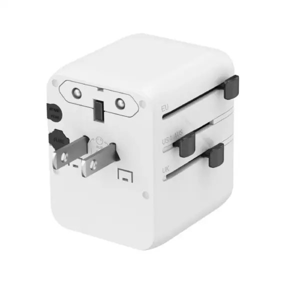 GEMBIRD Adaptor de alimentare universal pentru calatorie Gembird TPA-1A2C20-01-W, 20 W, Alb