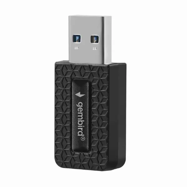 GEMBIRD Adaptor retea GEMBIRD, extern, USB 3.0, suporta pana la 802.11ac 1300 Mbps, 2.4 GHz + 5 GHz