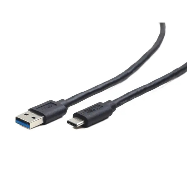 GEMBIRD Cablu de date si alimentare USB 3.1 la USB-C T-T 0.1m Negru, Gembird CCP-USB3-AMCM-0.1M
